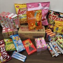 17種類63個お菓子ジュースゼリーまとめ売りのサムネイル