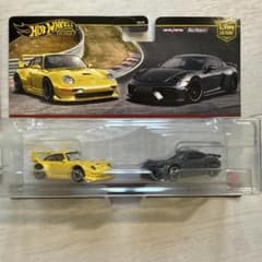 Hot Wheels ポルシェ911 993GT2 718 gt4 2台セットのサムネイル
