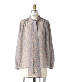 Drawer ドゥロワー フラワー プリント ボウタイ シルク ブラウス 神崎恵 m30551546987_1.jpg?1742123984