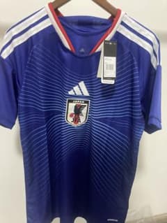 アディダス 日本代表 青系水紋半袖サッカーユニフォーム ，M 新品タグ付，， アディダス 日本代表 青系水紋半袖サッカーユニフォーム M 新品タグ付