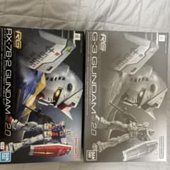 건프라 RG RX-78-2 & G-3 건담 ver.2.0 2체 세트