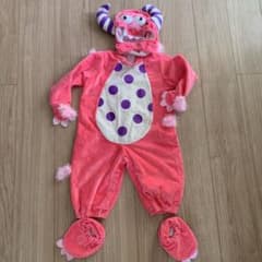 ハロウィン仮装　怪獣ピンク　ベビー９５のサムネイル