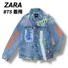 1450◆名作 廃盤 ZARA デニムジャケット ペイントBTS ユンギ着用 1450◇名作 廃盤 ZARA デニムジャケット ペイントBTS ユンギ着用