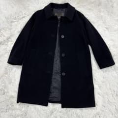 美品 MACKINTOSH LONDON 日本製 黒 ウール ステンカラーコート - メルカリ
