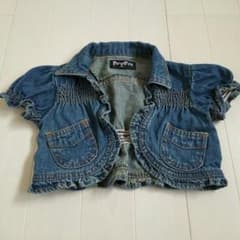 デニムジャケット 子供服 春服 女の子 95のサムネイル