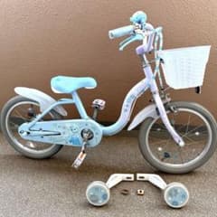 直接引き渡し】16インチ 子供用自転車 エルサ アナと雪の女王 - メルカリ
