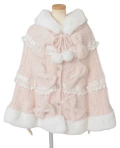 新品未使用品LIZLISA ミルフィーユレースポンチョ ピンク LIZLISA ミルフィーユレースポンチョ ピンク - メルカリ