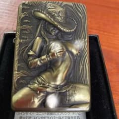 Zippo カウガール 立体メタル 真鍮古美 ライター - メルカリ