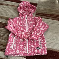 HELLY HANSEN 花柄 フード付きジャケット マウンテンパーカーのサムネイル