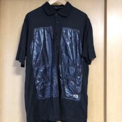【美品】ワイスリー 黒のデザインシャツ 2XLのサムネイル