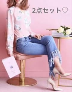 Darich フラワー柄シャツ&デニムセットのサムネイル