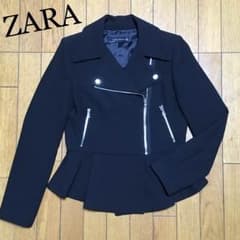 ZARA♡ ザラ ペプラム ライダースジャケット テーラードジャケットのサムネイル