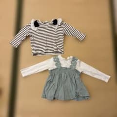 Cottoli 長袖トップス 2枚セット 90cmのサムネイル