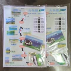 【非売品・2組セット】JR大糸線 リゾートビューふるさと 乗車記念カード＆バッジのサムネイル