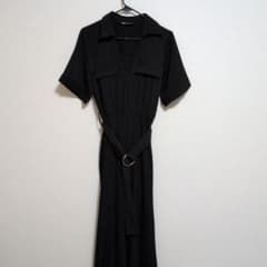 イ*ム様 ZARA ブラック シャツワンピース 半袖のサムネイル