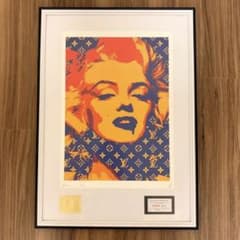DEATH NYC マリリンモンロー ヴィトン 2020年 アートポラー 額付き DEATH NYC マリリンモンロー ヴィトン 2020年 アートポラー 額付き