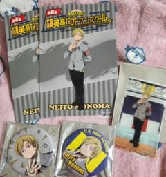 ヒロアカ オープンスクール 物間寧人 イラストシート 缶バッチ クリア