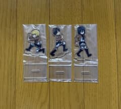 Ichiban Kuji Attack Titan Prize H: Acrylic Stand Eren, Mikasa, Armin