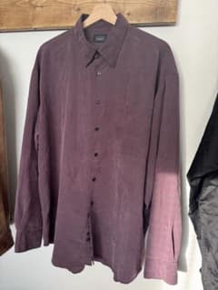 haggar レーヨン パープル 長袖シャツのサムネイル