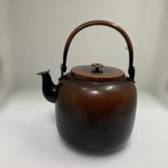 水次薬缶 腰黒 銅製 茶道具 - メルカリ