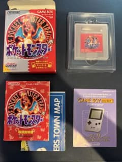 【電池交換済み】ポケットモンスター 赤 ゲームボーイソフトのサムネイル