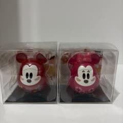 ディズニー ミッキー＆ミニー ダルマフィギュア 2体セットのサムネイル