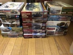 ミリタリー　戦車　ヘリ　プラモデルセットのサムネイル