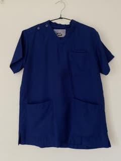 ナース服　スクラブ　ブルー　Sのサムネイル