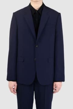 一度のみ着用 LAD MUSICIAN 2Bジャケット セットアップ ネイビー 美品】LAD MUSICIAN 22AW 2Bジャケット ネイビー - メルカリ