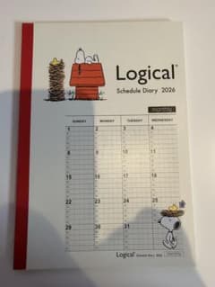 Logical スケジュール帳 2026 スヌーピー　ナカバヤシ　スケジュールのサムネイル