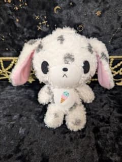希少 シュガーバニーズ ぶちうさ ぬいぐるみ 刺繍入り アイスクリーム 