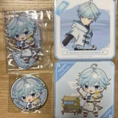 美風藍 スイパラ 缶バッジ 【いいね付くまでの限定価格】 原神 スイパラ スイーツパラダイス コースター 缶バッジ アクスタ 重雲