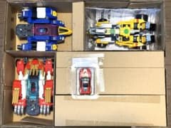 美品 トミカ アースグランナー 絆合体DXセット レオ イーグル チータ オマケのサムネイル