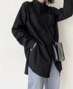 レッドチョップワークス/ビッグシルエット/バンドカラーコットンシャツ新品タグ付きのサムネイル