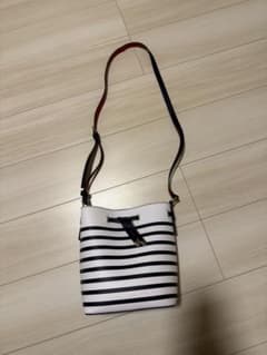TOMMY HILFIGER ボーダー 巾着 ショルダーバッグのサムネイル