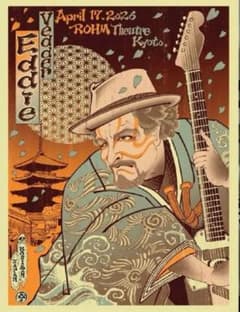 【完売品】Eddie Vedder 2026年京都限定ポスター（筒付き） 完売品】Eddie Vedder 2026年京都限定ポスター（筒付き） - メルカリ