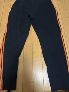 70s アディダス　デサント製　トラックパンツ　ドイツタグ　サイズ4号オレンジのサムネイル