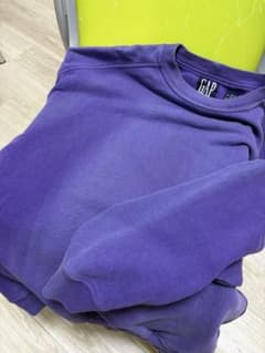 90's OLD GAP スウェット USA製希少カラー　パープル　フェード　M 90's OLD GAP スウェット USA製希少カラー パープル フェード M - メルカリ