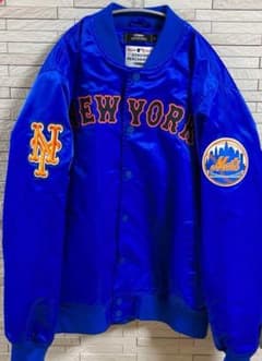 MLB ニューヨークメッツ スタジャン ダブルワッペン アーチロゴ 楽天市場】メッツ スタジャンの通販 MLB ニューヨークメッツ