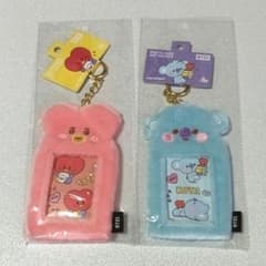 BT21 솜털 포토 카드 홀더 TATA & KOYA