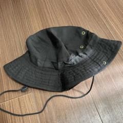 블랙 립 스톱 버킷 모자 옥외