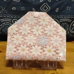 マスクケース 花柄C ピンクのサムネイル