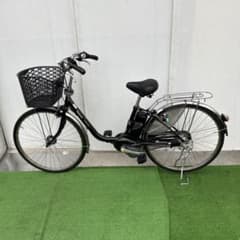 Panasonic パナソニック電動アシスト自転車26インチ ブラック - メルカリ