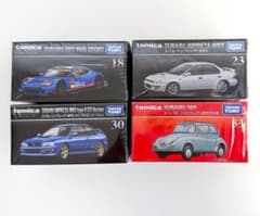 【新品未開封 トミカプレミアム】 スバル名車 4台セットのサムネイル
