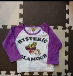 ヒスミニ ラグランTシャツ70のサムネイル
