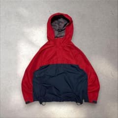 OLDNAVY00sアノラックパーカーナイロンジャケットハーフジップ美品y2k赤のサムネイル