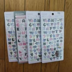 サンリオ ボンボンドロップシール 4枚セットのサムネイル
