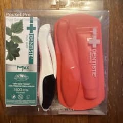 DENTISTE Pocket Pro Travel Toothbrush Set