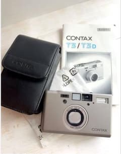 【美品】CONTAX T3 フィルムカメラ 本体とケース付きのサムネイル