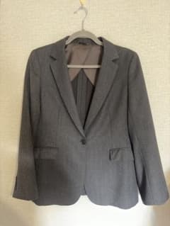 WEAR SHIFT 尾州匠布 テーラードジャケット　ブラウン　グレー　スーツのサムネイル
